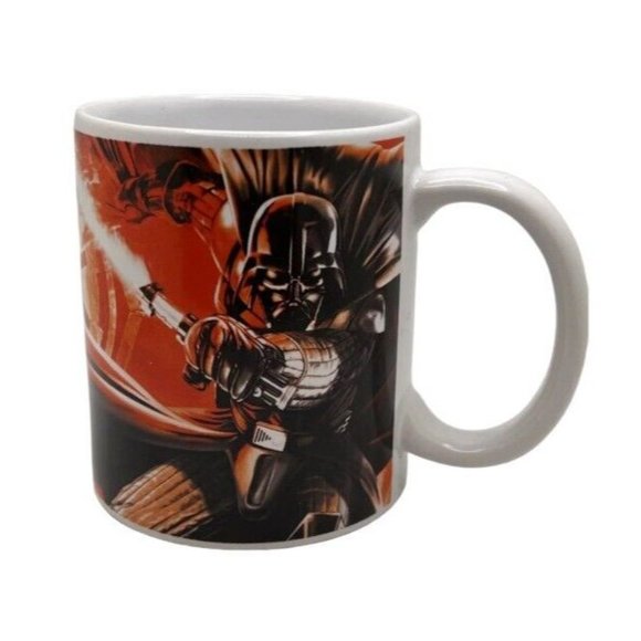 Star Wars Coffee Mug Galerie Lucas Film Licensed Luke Skywalker Darth Vader 2010 - Picture 1 of 7